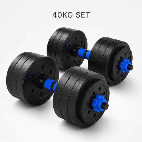 Set bilanciere manubri 40kg - set,